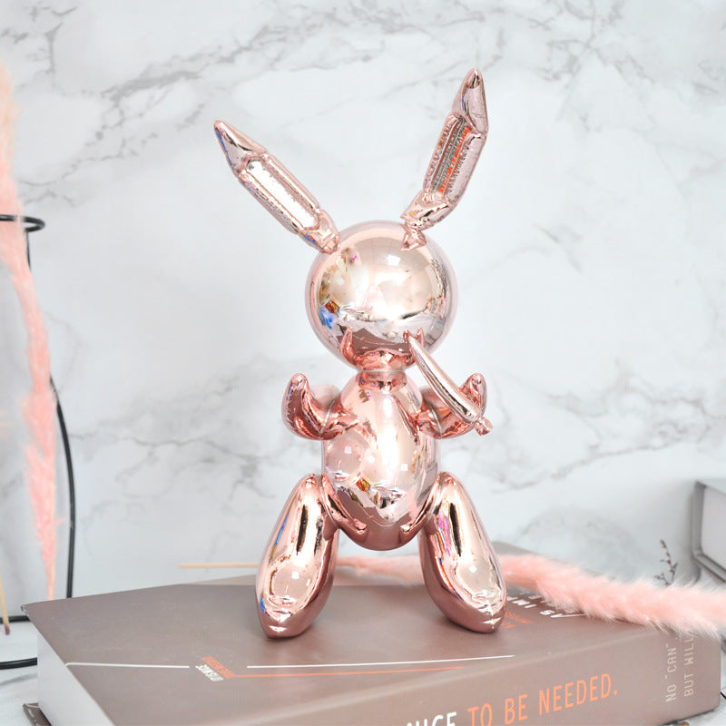 Balloon rabbit home decor items