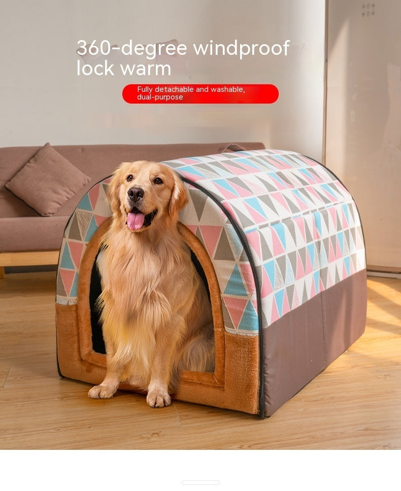 Large Dog House Type Pets Can Be Dismantled And Washed